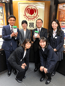 株式会社桃屋様にて撮影