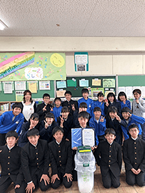 ※四日市市立羽津中学校様にて撮影