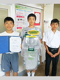 ※飯塚市立庄内中学校様にて撮影