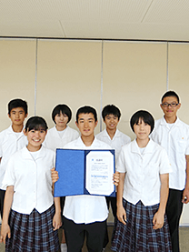※福津市立福間東中学校様にて撮影