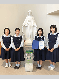 ※ノートルダム清心中・高等学校様にて撮影