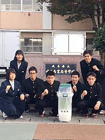 岐阜県立岐阜商業高等学校様にて撮影