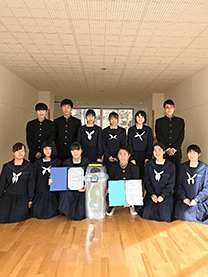 ※関市立緑ヶ丘中学校様にて撮影